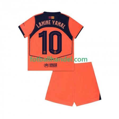Barn Fotballdrakter FC Barcelona Lamine Yamal 10 UCL Tredje 2025-26 Kortermet